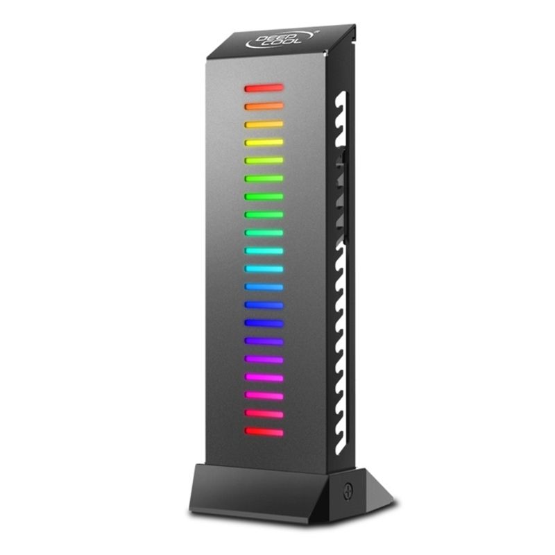 Стойка для видеокарты. Держатель для видеокарты Deepcool GH-01. Deepcool GH-01 A-RGB. Держатель Deepcool GH-01 A-RGB. Держатель для видеокарты Deepcool GH-01 A-RGB.