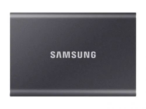 Samsung T7 Внешний SSD, USB 3.2, Type C, 500Gb, цвет - серый