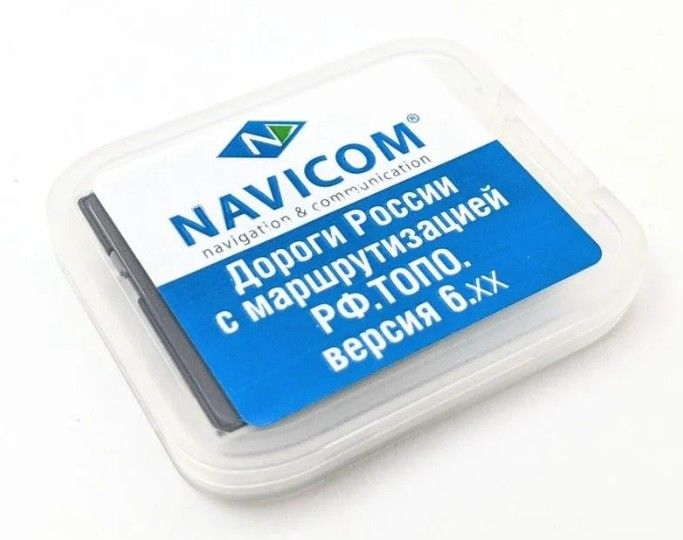 Карта Дороги России ТОПО6 на microSD/SD