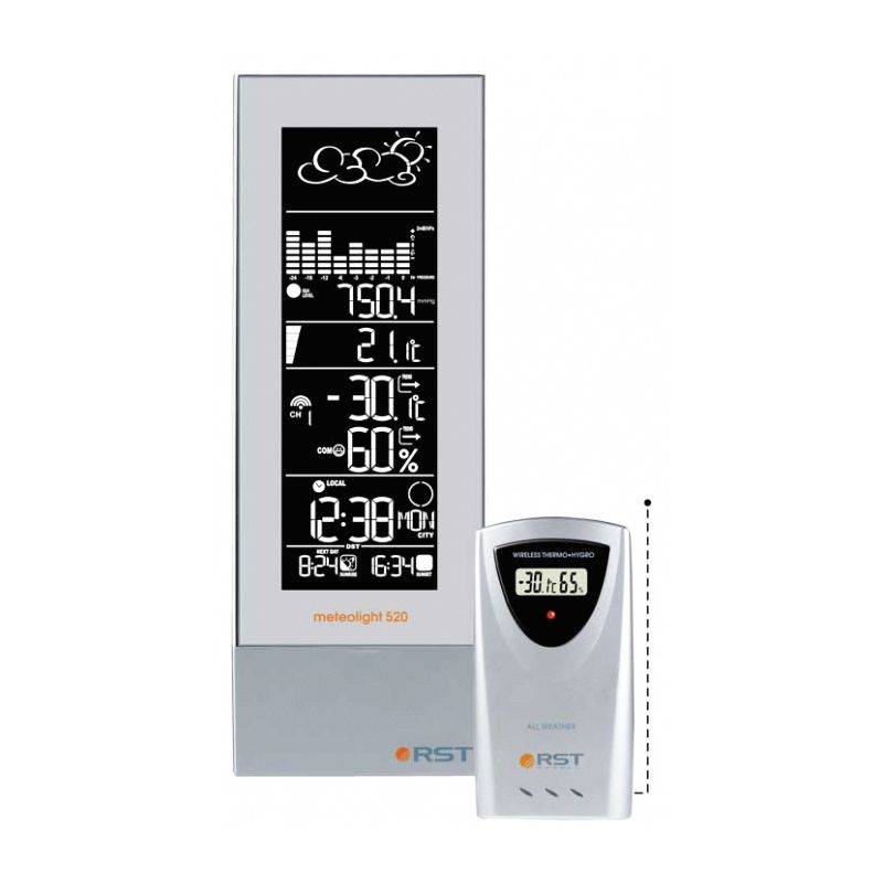 Метеостанция с измерением давления. Метеостанция Meteolight 520 RST 02520 блок питания. Метеостанция RST 02737. Метеостанция RST 02520. Метеостанция RST 01921