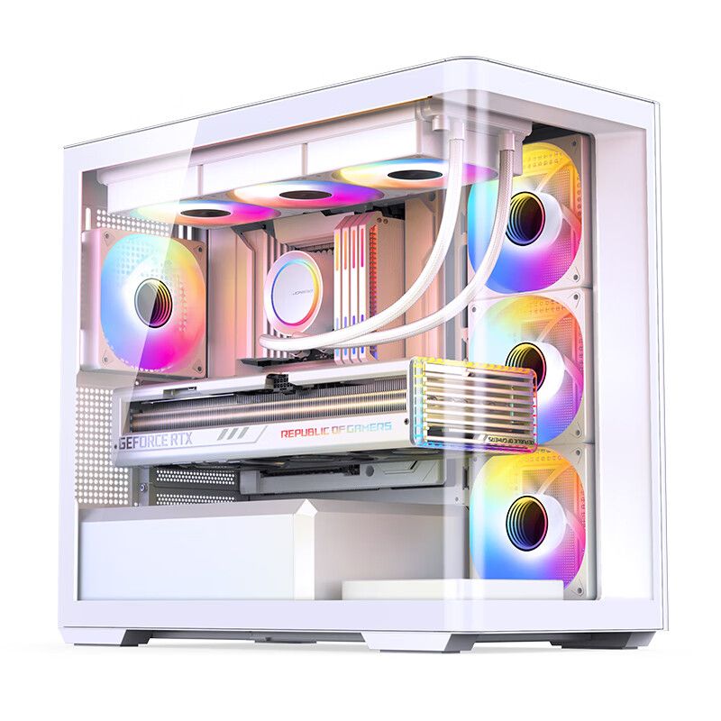 Magniumgear Neo Qube 2 TG ARGB ATX White. POWERCASE Mistral Micro h3b.