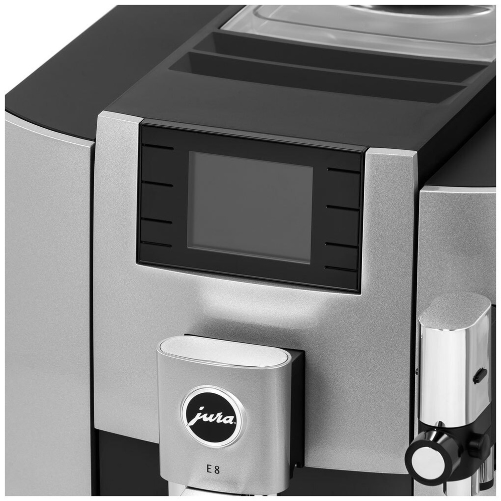 Автоматическая кофемашина JURA E8 Moonlight Silver (15336), серебристый ...