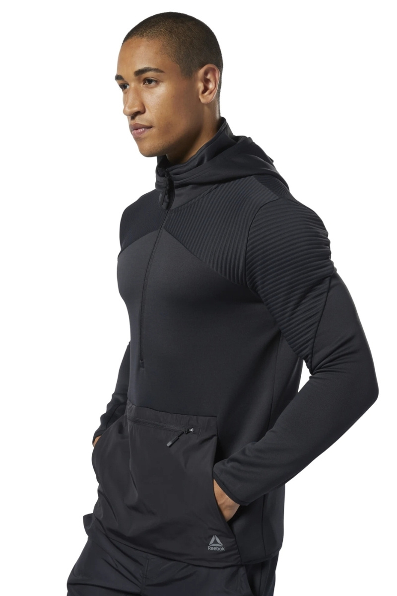 Худи Reebok Ts Thermowarm Cntrl — купить в интернет-магазине OZON с быстрой  доставкой