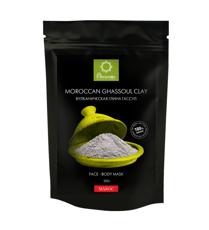Специальная глина ARGANOIL Ghassoul Lava Clay Morocco Глина 300 г ...