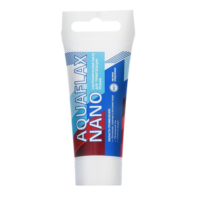 Aquaflax Nano 30 г уплотнительная сантехническая паста для льна ...
