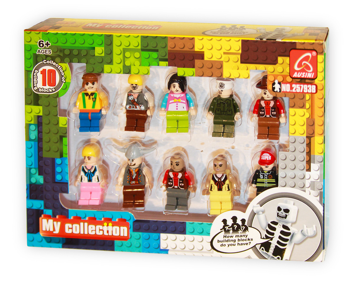 Набор фигурок человечков для лего конструкторов, My collection 10 шт ...