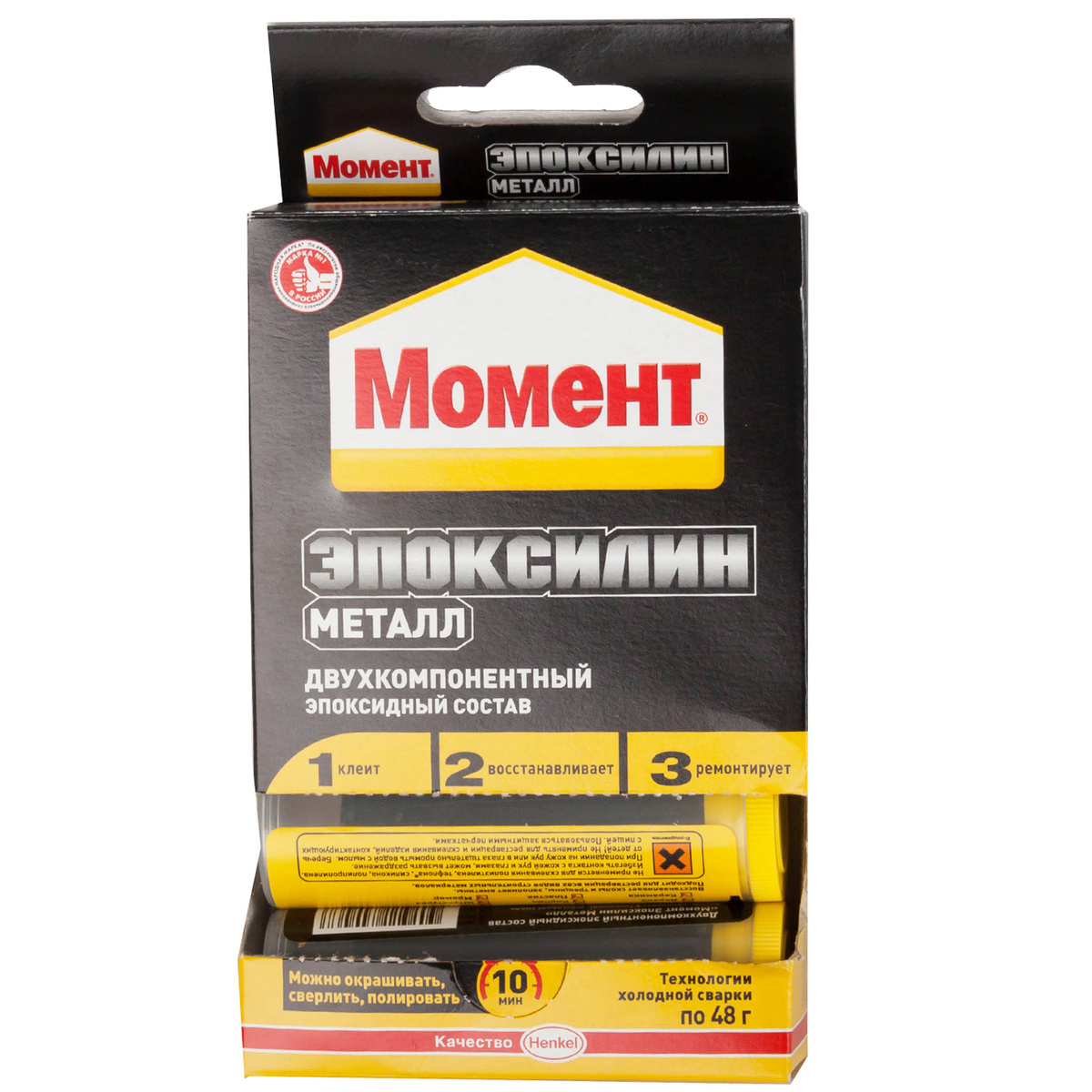 Клей Момент Эпоксилин 48 мл 60 г, 1 шт. — купить в интернет-магазине ...