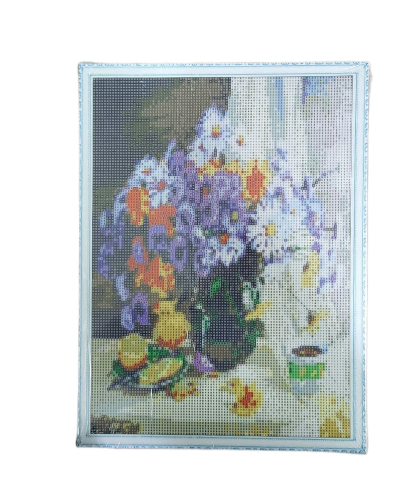 Алмазная вышивка ,полная выкладка -"Натюрморт" - Сияние бриллиантов. 30 ...