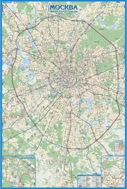 Карта Новой Москвы Фото