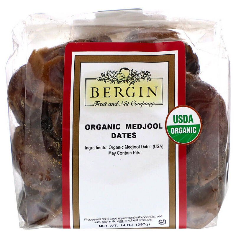 Bergin Fruit and Nut Company, Medjool, финики, 397 г — купить в