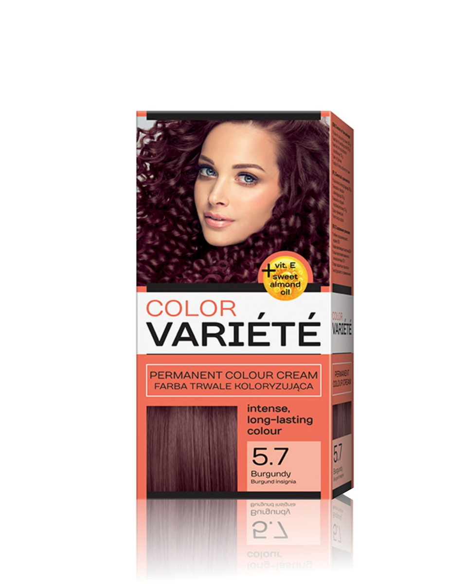 Variete Инновационная перманентная краска для волос Color оттенок 5.7 ...