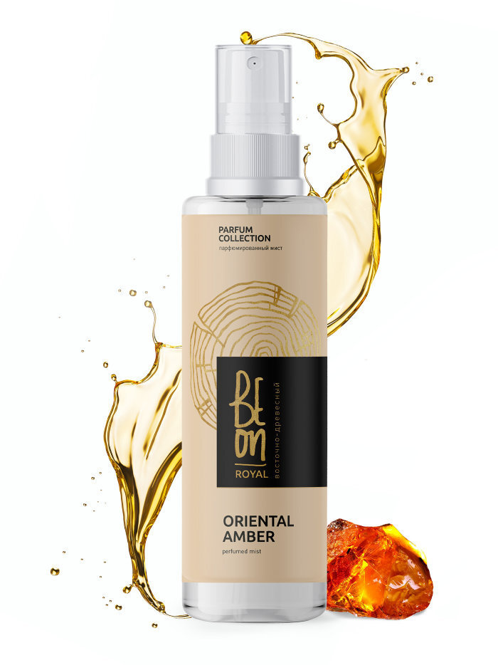 Beon МИСТ для тела и волос увлажняющий освежающий спрей ROYAL Oriental Amber Парфюмированная вода, восточно-древесный #1