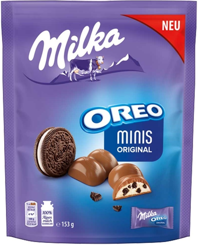 Шоколадные Конфеты Милка Минис Оригинал с кусочками Орео / Milka Oreo ...