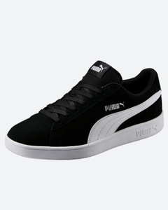 puma smash vulc black sneakers