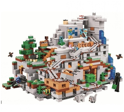 Характеристики Конструктор Майнкрафт My World Горная пещера 2688 ...