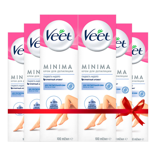 Veet крем для депиляции для чувствительной кожи 100 мл голубой шт