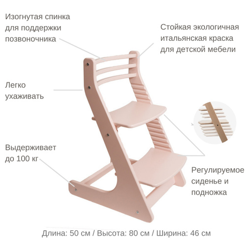 Растущий стул для школьника озон