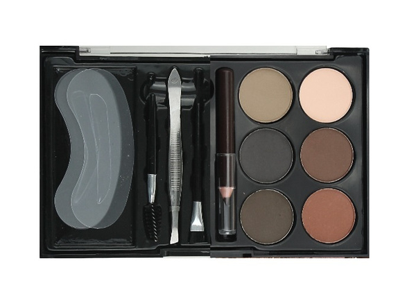 палитра оттенков для окрашивания бровей