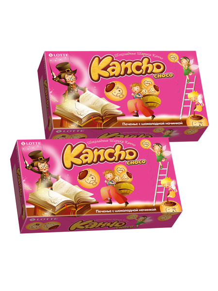 Печенье LOTTE КАНЧО 2 уп. KANCHO - купить с доставкой по выгодным ценам ...