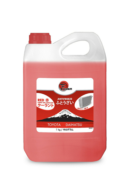 Антифриз FUJIMA RED, Готовый раствор купить по выгодной цене в интернет ...