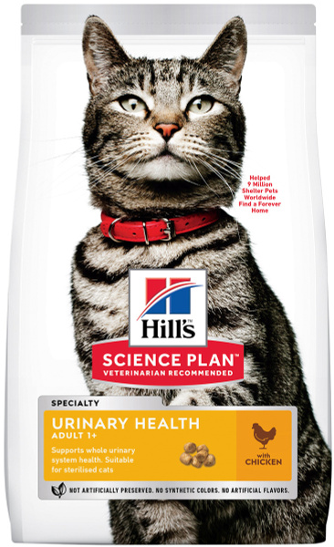 Сухой корм HILL'S SCIENCE PLAN URINARY STERILISED CAT CHICKEN для ...