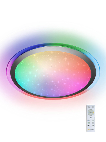 Потолочный светильникESTARESуправляемая с пультом ARION 40W RGB, LED ...