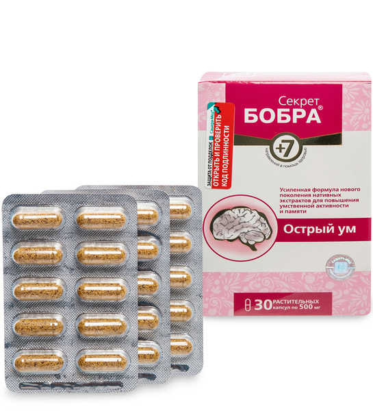 Сашера-МЕД Капсулы "Секрет бобра" с пантами алтайского марала 7 ...