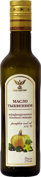 Dial-Export Масло тыквенное нерафинированное холодного отжима 375 мл ...
