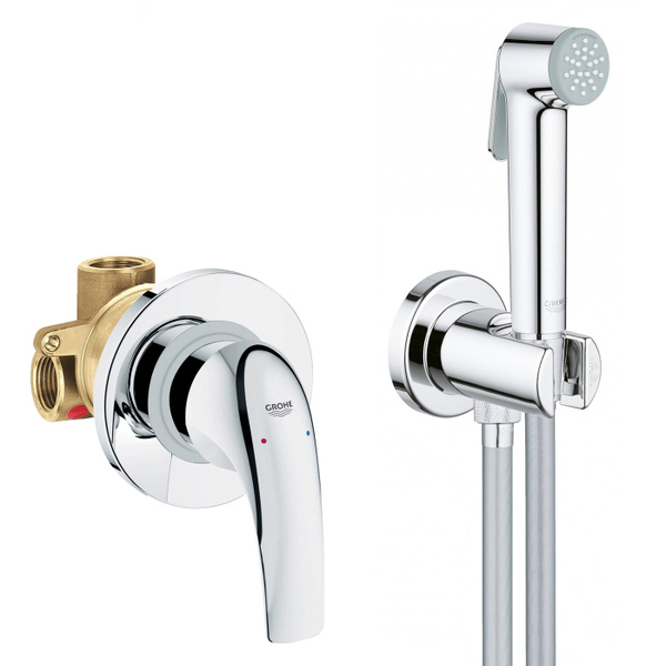Смеситель GROHE BauCurve Hygienic Shower_1250 ABS пластик, Латунь ...