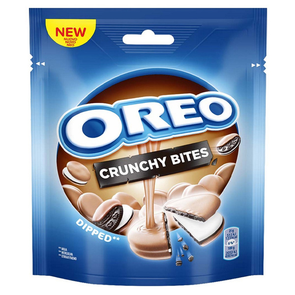 Печенье OREO Crunchy Bites Dipped в молочном шоколаде (Германия), 110 г ...