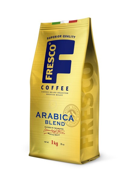 Кофе FRESCO Arabica Blend 1000г, зерно, пакет - купить с доставкой по ...