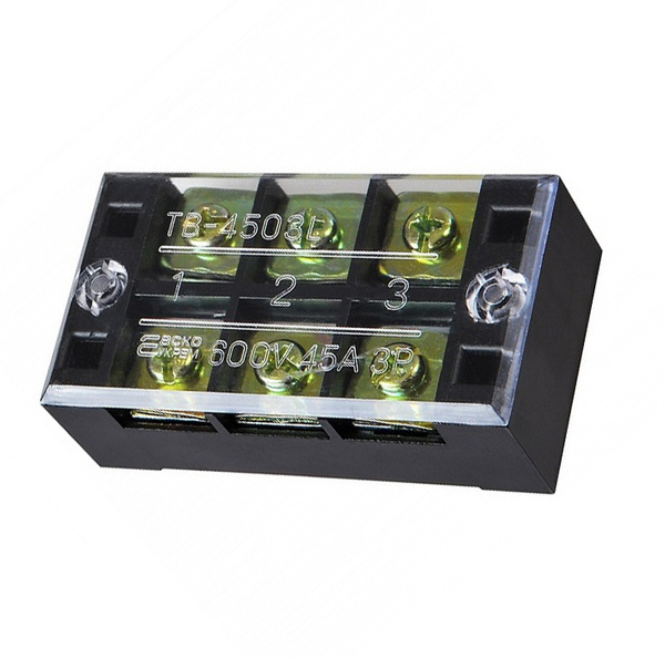 Колодка клеммная (блок контактов) РЭК ТВ 4503, 45А, 600В. - купить с ...