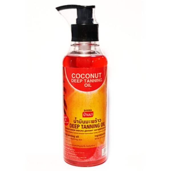 Масло для загара Banna Coconut Deep Tanning Oil, 250 мл купить с