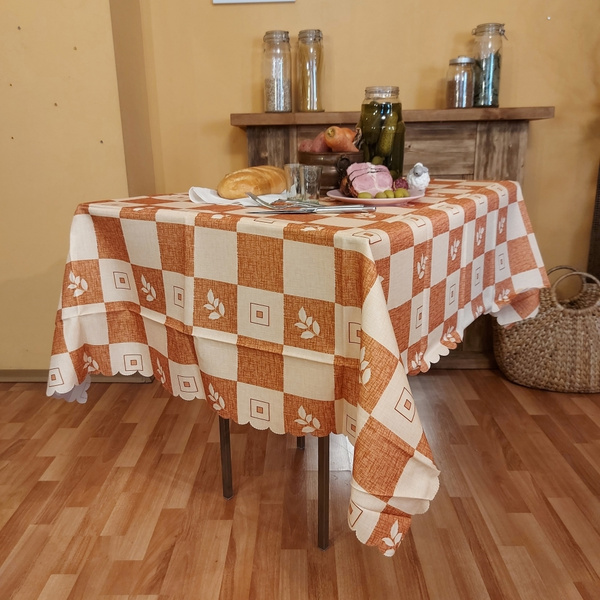 Скатерть на стол прямоугольная Santa Barbara T-29, водоотталкивающая с ...