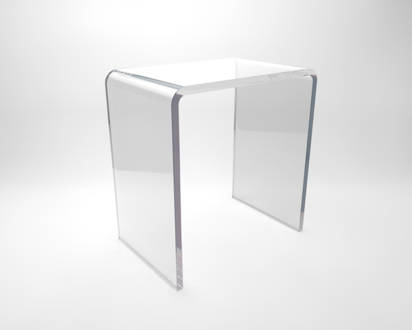 Табурет акриловый прозрачный , 400*380*250 мм - купить по выгодной цене ...