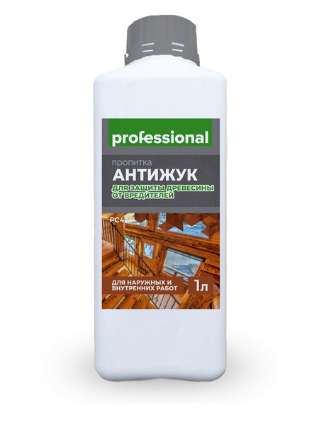 Пропитка для дерева PROFESSIONAL Антижук для защиты и уничтожения ...