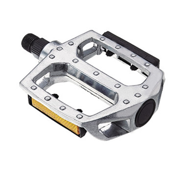 Педали для велосипеда алюминиевые литые широкие, с отражателями ...