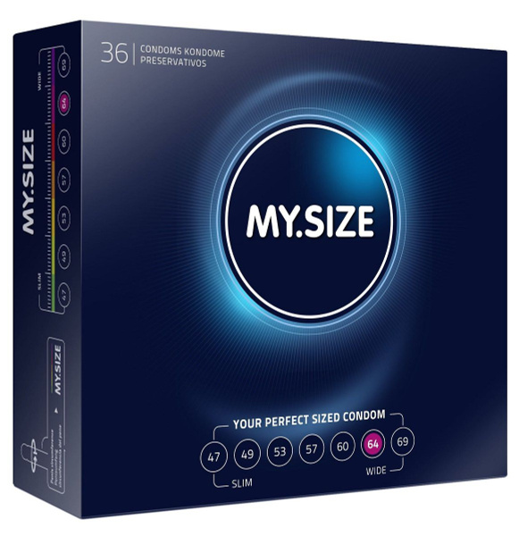 Презервативы MY.SIZE размер 64 - 36 шт. My.Size - купить с доставкой по ...