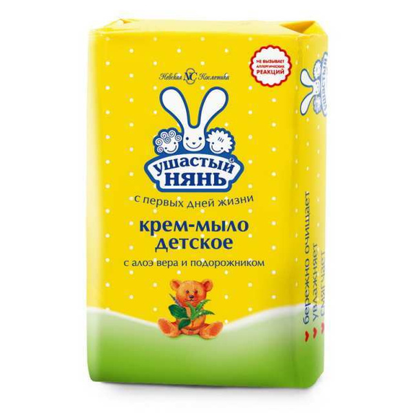 Крем-мыло Ушастый нянь с алоэ 90г - купить с доставкой по выгодным ...