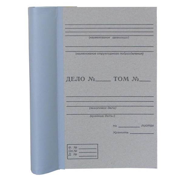 Папка архивная Attache для документов, тетрадей, картон, А4, толщина 1. ...