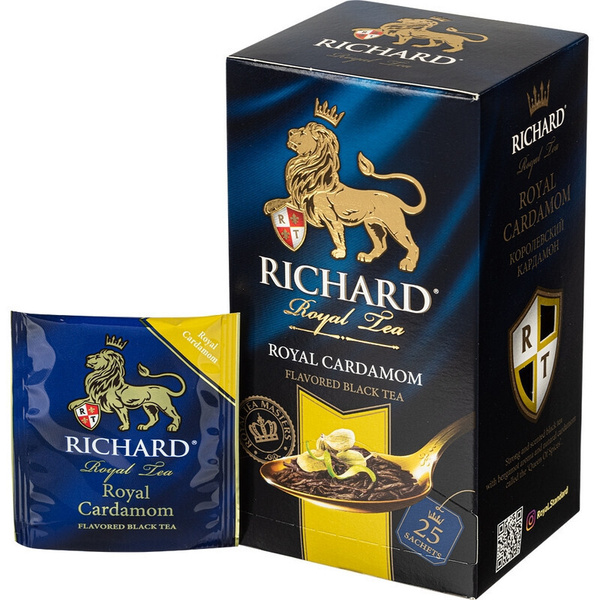 Чай Richard Royal Cardamom черн., 25 пак 12403 - купить с доставкой по ...