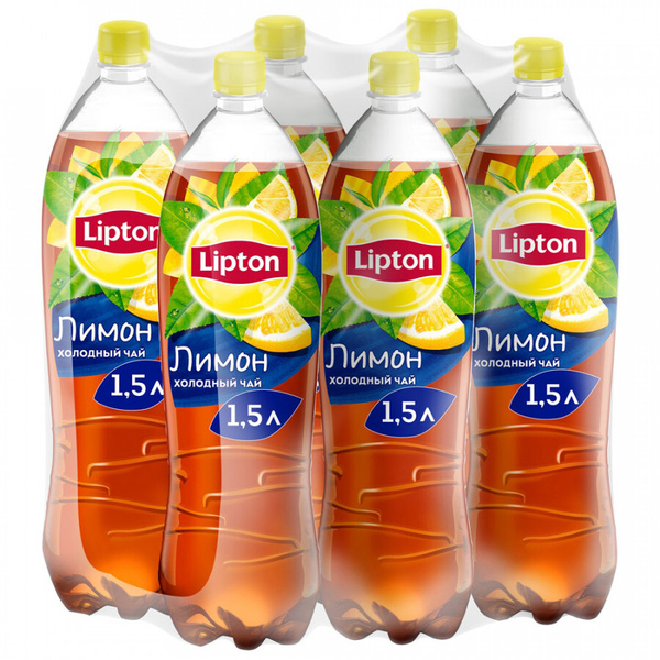 Lipton Ice Tea холодный чай Липтон Лимон, 1,5 л х 6 шт - купить с ...