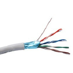 Кабель ExeGate EX190970RUS Кабель FTP 4 пары кат.5e CCA, 24AWG, экран ...