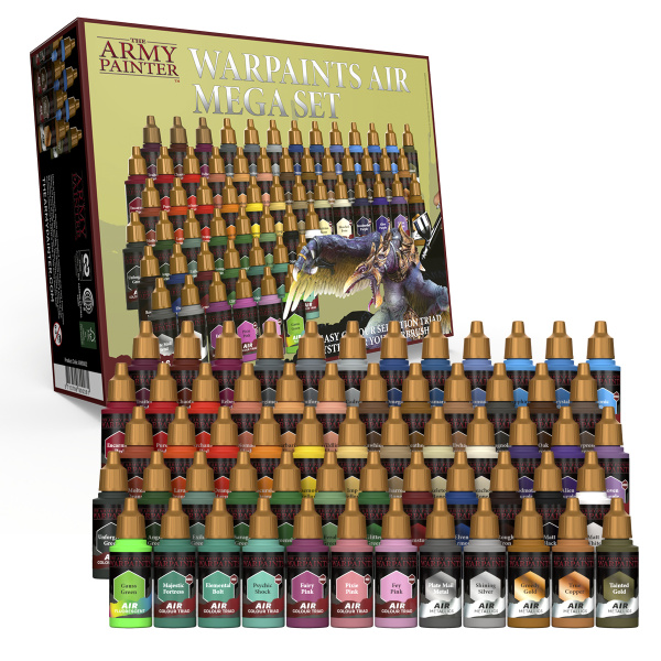 Набор акриловых красок для аэрографа Army Painter - Warpaints Air Mega ...