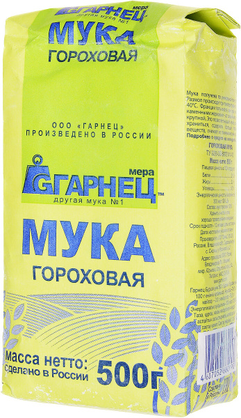 Гарнец Гороховая мука, 400 г - купить с доставкой по выгодным ценам в ...
