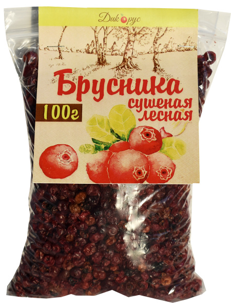 Сушеная брусника 100 гр, без сахара и добавок /Правильное питание/ЗОЖ ...