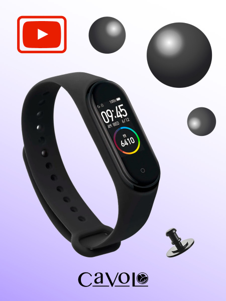 Ремешок для фитнес-браслета Xiaomi Mi Band 3, Mi Band 4 ...