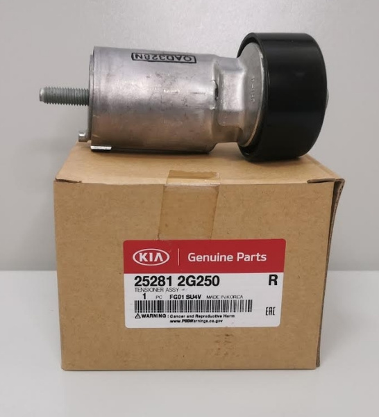 Ролик натяжной приводного ремня Хендай Санта Фе 2012-2018, Киа Соренто ...