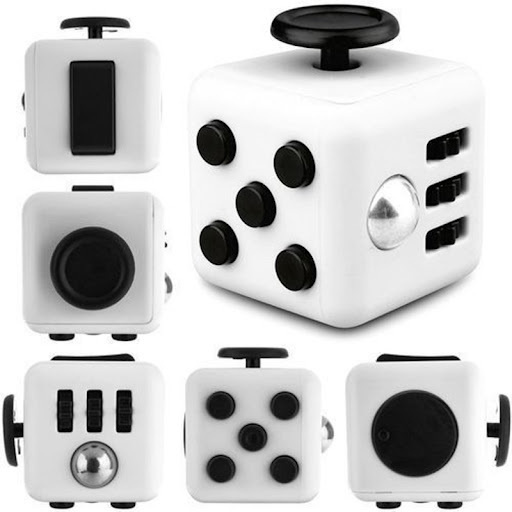Кубик-антистресс Fidget Cube с черными кнопками - купить с доставкой по ...