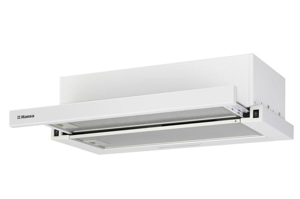 Вытяжка для кухни встраиваемая Hansa OTP6251WH, 60 см, 2 скорости, LED ...